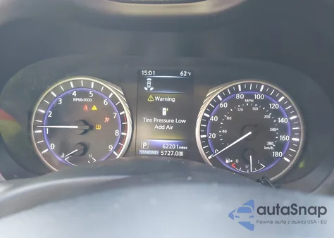 2017 Infiniti Q50 3.0T Premium z USA, uszkodzony, nr VIN JN1EV7AP2HM733119